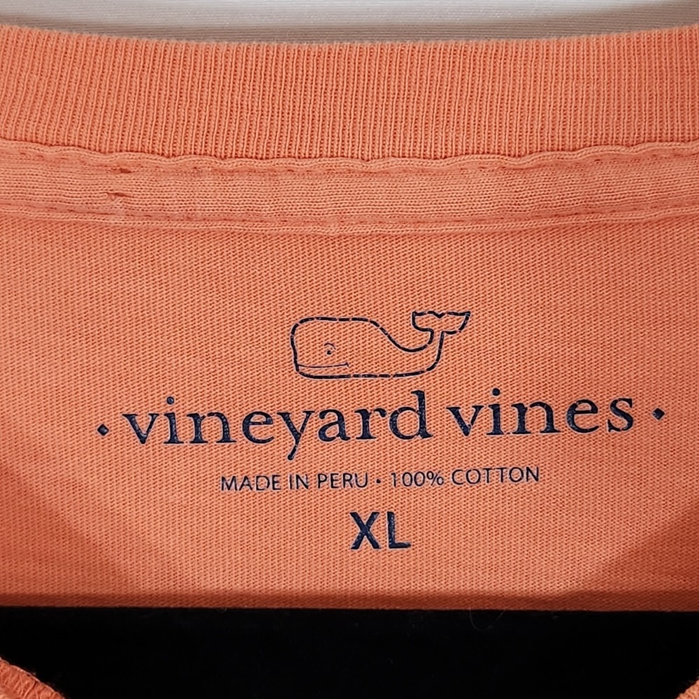 2015 Vinyard Vines Long Sleeve Marlin T Shirt Men's Size XL Creamcicle Color - Picture 6 of 9